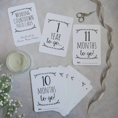 original_wedding-countdown-milestone-cards-on-classic-card Wedding Countdown Checklist