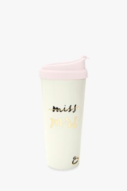 Kate Spade "miss to mrs" thermal mug