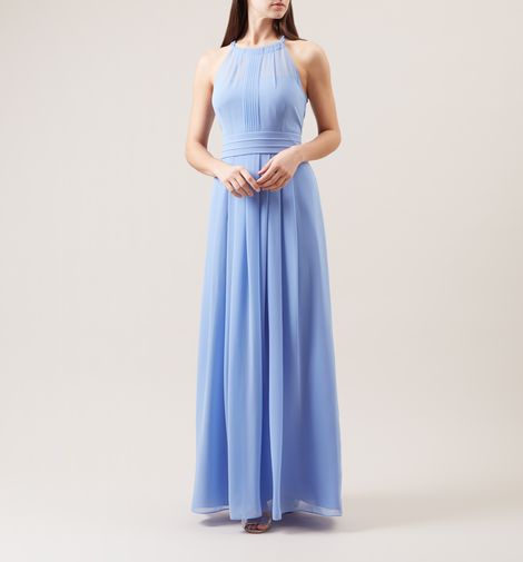 satin bandeau maxi dress