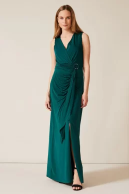Phase Eight Caitlyn Maxi Bridesmaid Dress Pine Green
