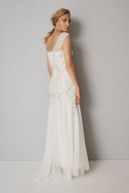 Phase Eight Sabina Embellished Wedding Dress Ivory