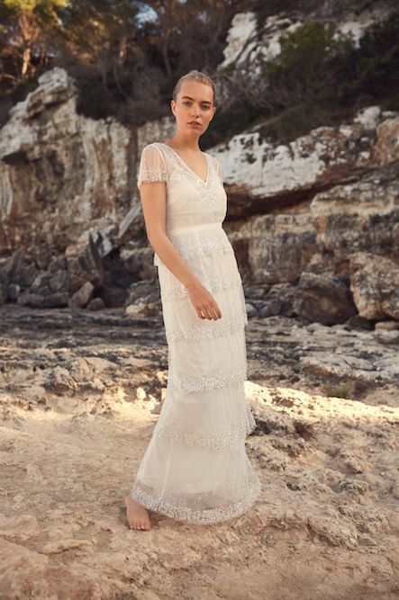 Nyelle Layered Wedding Dress