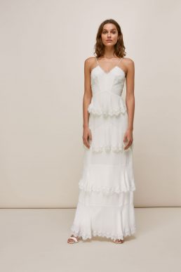 Hobbs Isla Tiered Wedding Dress