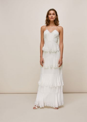 Hobbs Isla Tiered Wedding Dress