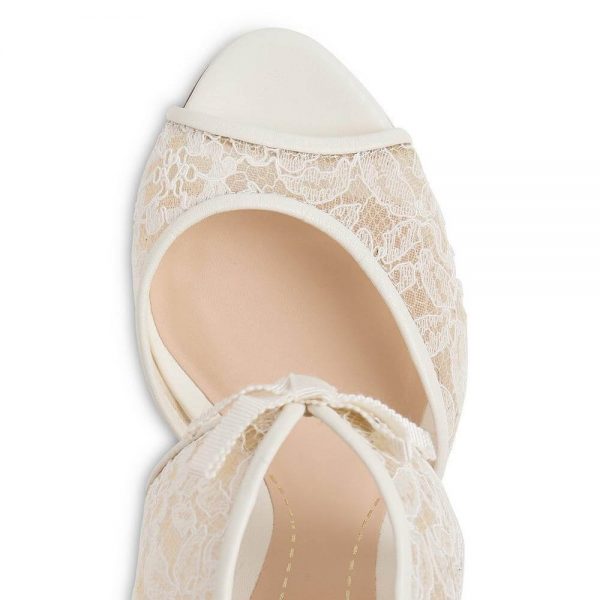 Cecilia Lace Nappa Formal Sandals, Ivory L.K. Bennett x Jenny Packham Cecelia Sandals | SHOPBOP