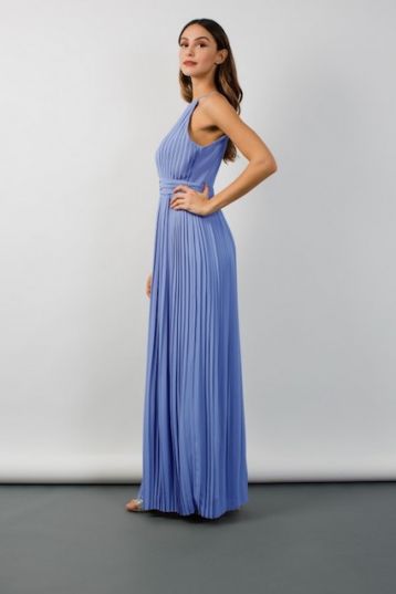 TFNC Serene Light Blue Bridesmaid Maxi Dress