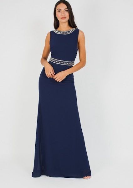 navy maxi dresses