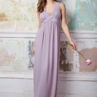 lavender fog bridesmaid dress