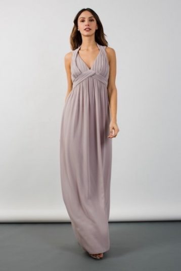 TFNC Arle Lavender Fog Maxi Bridesmaid Dress Lilac Purple