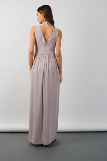 TFNC Arle Lavender Fog Maxi Bridesmaid Dress Lilac Purple