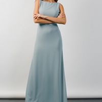 Tfnc halannah blue grey maxi dress cheap