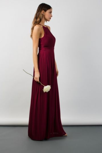Tfnc serene burgundy maxi dress sale