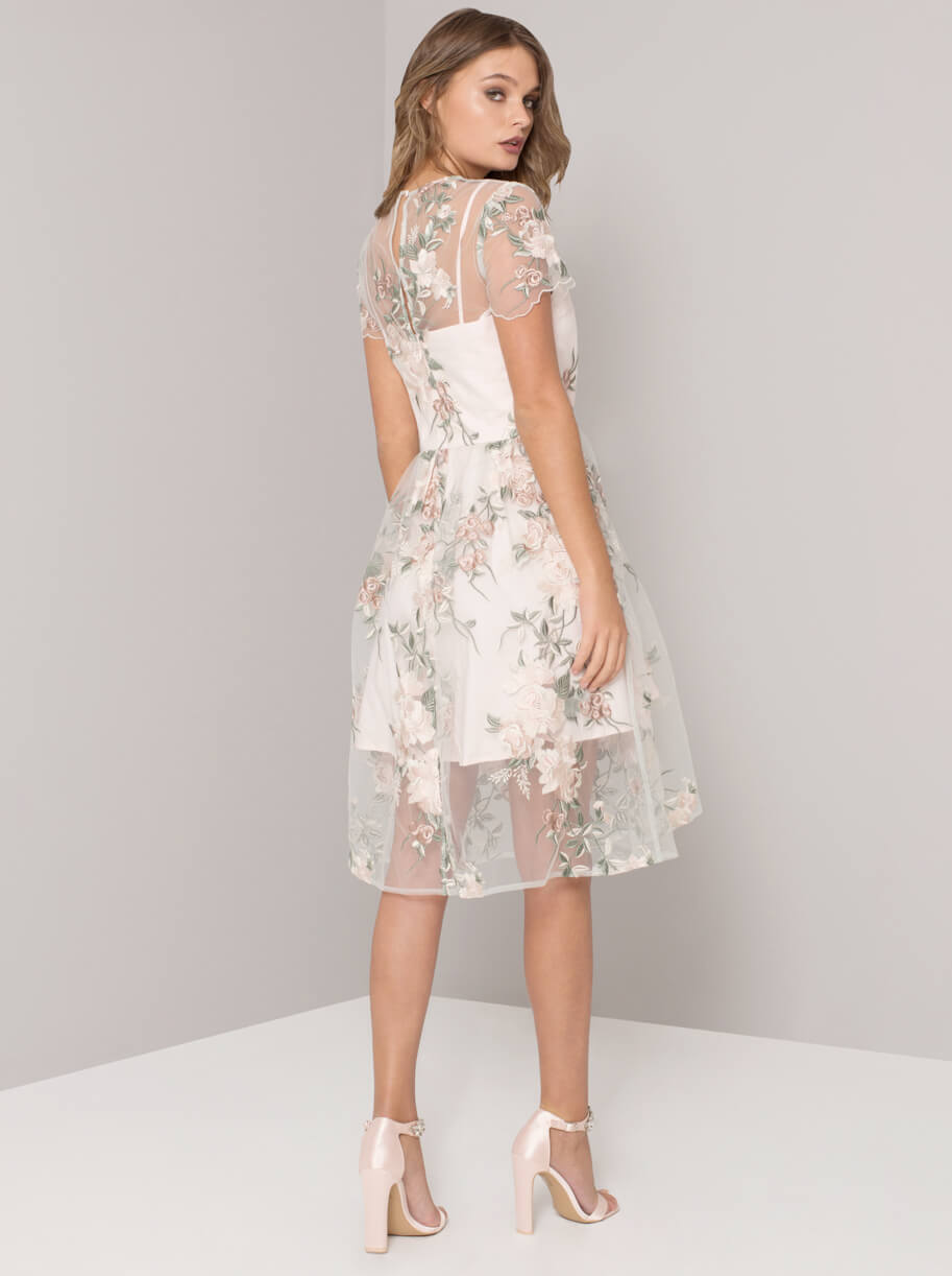 chi chi london bryanna embroidered midi dress