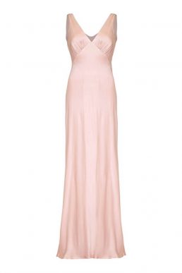 Ghost Pearl Bridesmaid Maxi Dress Boudoir Pink