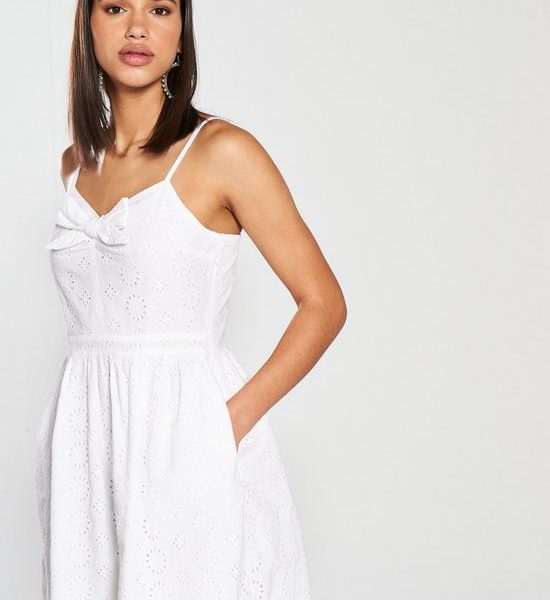 superdry white dress