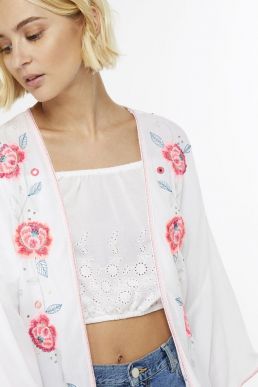 Beachcomber Wow Kimono White