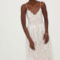 h&m white dress uk