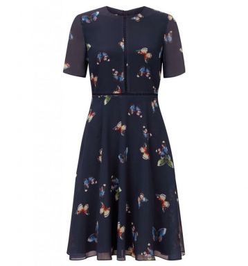 hobbs cecily spot dress