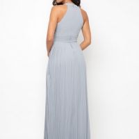 tfnc prague blue grey maxi dress