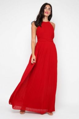 TFNC Serene Bridesmaid Wine Maxi Dress Red