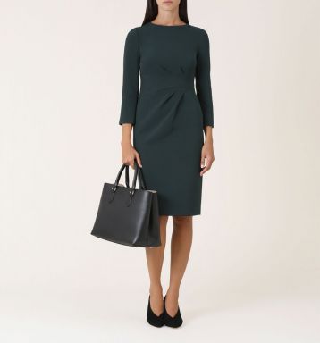 Hobbs Alexa Shift Dress Green