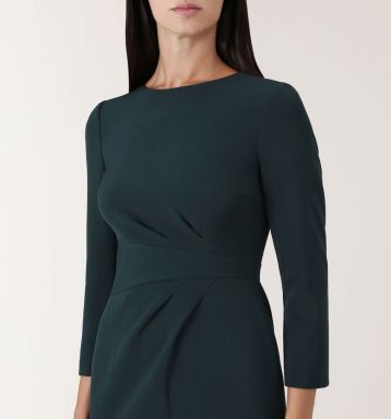 Hobbs Alexa Shift Dress Green