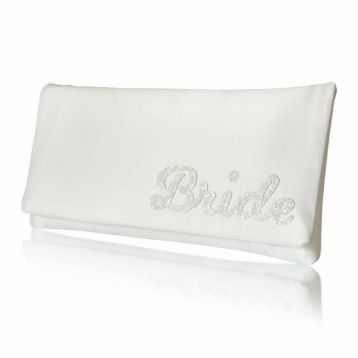 Emma Gordon Bride Wedding Day Bridal Clutch Ivory