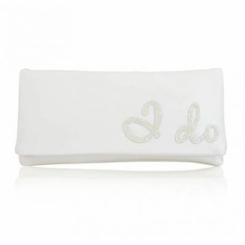 Emma Gordon I Do Wedding Day Bridal Clutch, Ivory - Image 2
