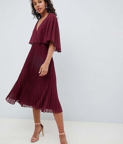 asos pleated dresses