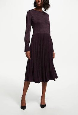 Bruce by Bruce Oldfield Knitted Dress Purple