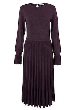 Bruce by Bruce Oldfield Knitted Dress Purple