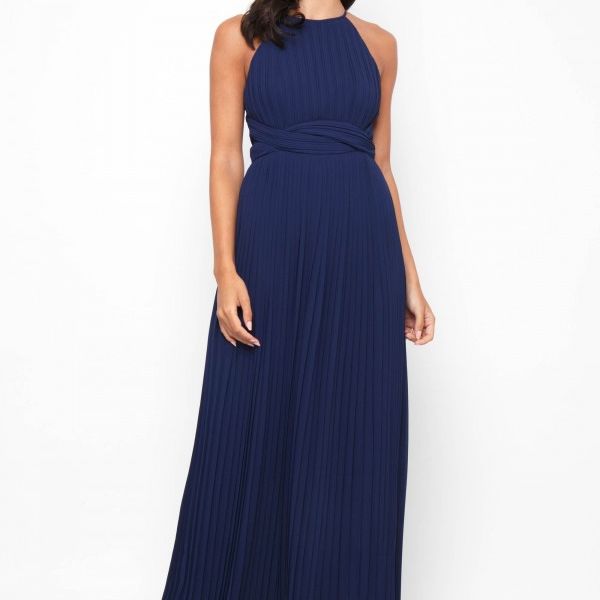 navy maxi bridesmaid dresses uk