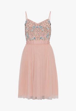 French Connection Genoa Short Dress Light Pink Multi