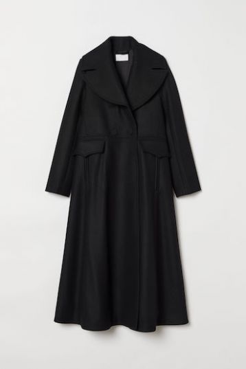 H&M Wool-blend coat Black