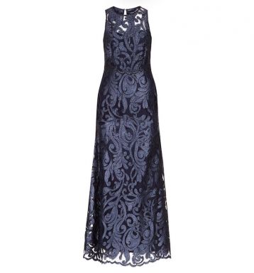 Hobbs Gabrielle Maxi Dress Navy Blue