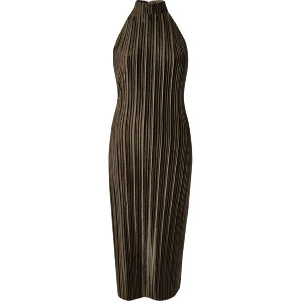 river island plisse dress