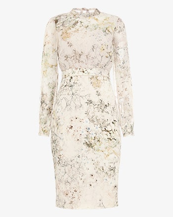 Phase eight cream floral dress online