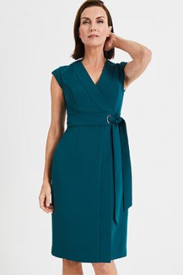Phase Eight Pippa Wrap Shift Dress Green