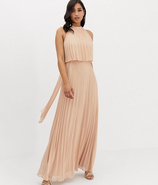high neck maxi dress uk
