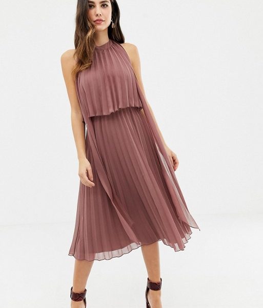 asos dusty rose dress