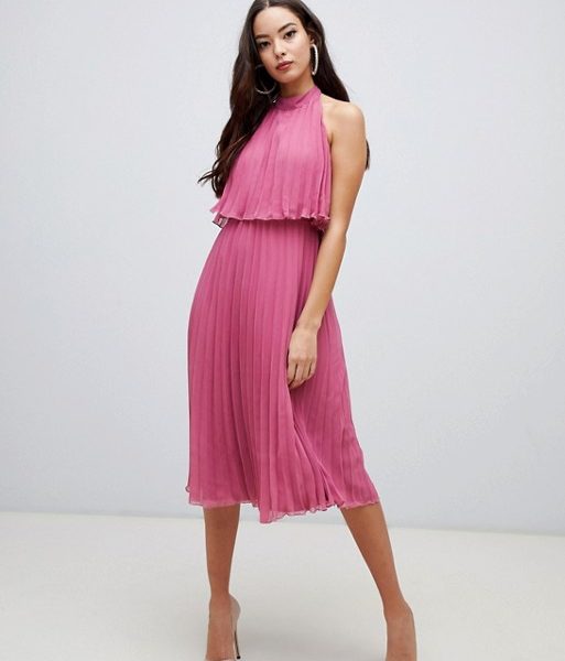 trek de wol over de ogen Geboorteplaats Kinderachtig Asos Pink Pleated Dress Best Sale, UP TO 65% OFF | www.aramanatural.es