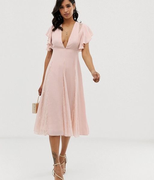 light pink blush dress