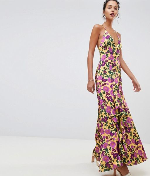 strappy maxi dress uk