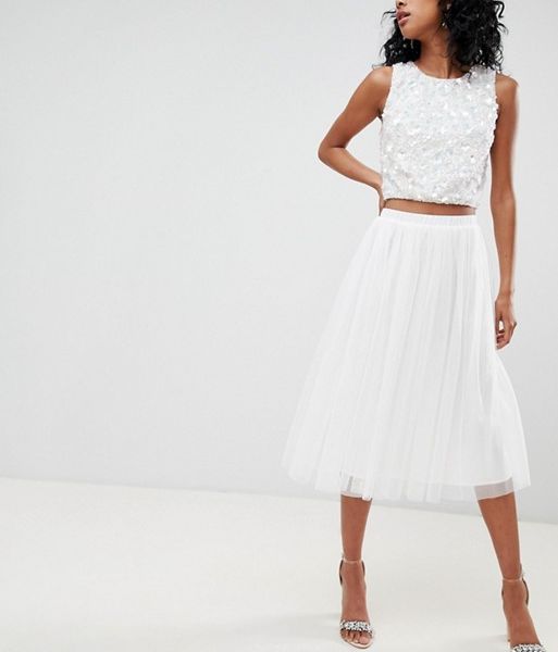 White midi skirt uk Outlet