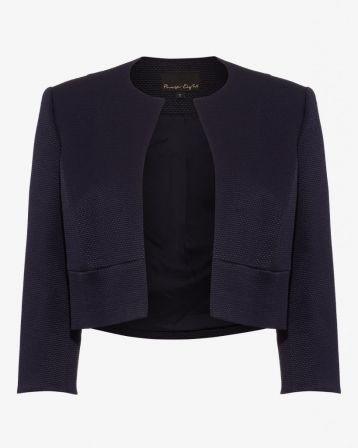 Phase Eight Tara Textured Jacket Navy Blue