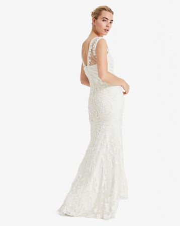 Phase Eight Valerie Tapework Bridal dress, Ivory - Image 2