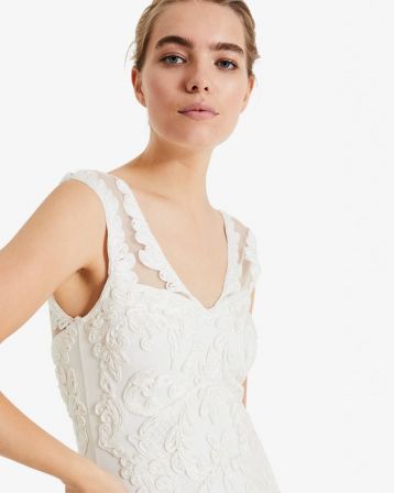 Phase Eight Valerie Tapework Bridal dress Ivory