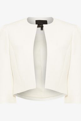 Phase Eight Venita Shoulder Detail Cropped Jacket Ivory