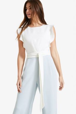 phase eight lacy velvet jumpsuit