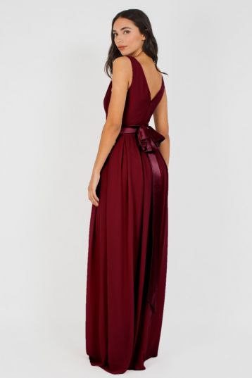 TFNC Kily Maxi Bridesmaid Dress Burgundy